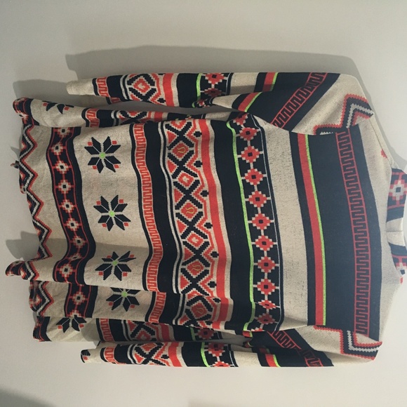 Tribal Print Cardigan - Picture 3 of 3